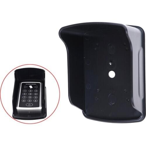 New Waterproof Cover For Metal Access Control Keypad Rain Cover Black Shell Access Controller