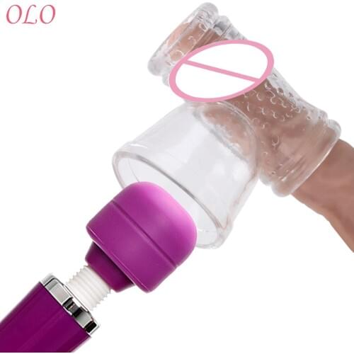 OLO Penis Sex Toys for Men Massager Sex Products Nozzles Of Massager Masturbator Toy Chastity