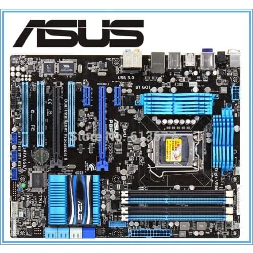 Original motherboard for ASUS P8P67 DDR3 LGA 1155 32G boards SATA3.0 USB3.0 P67 Desktop motherboard