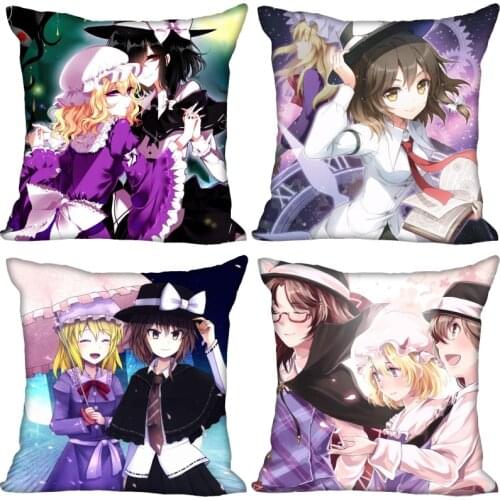 Custom Anime Renko Usami Pillow Case High Quality Satin Fabric Pillowcase Decorative Pillow Cover Wedding Decorative 0318