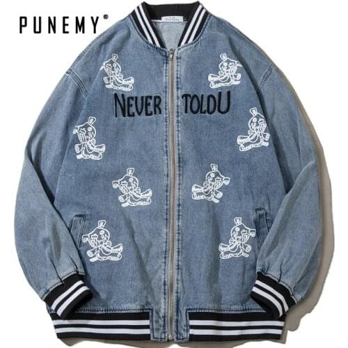 Мужские джинсовые куртки PUNEMY China At AliExpress