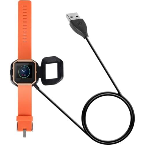 Replacement USB Power Charging Cable Charger Cable Cord for Fitbit Blaze Wireless Smart Wristband Bracelet Black New