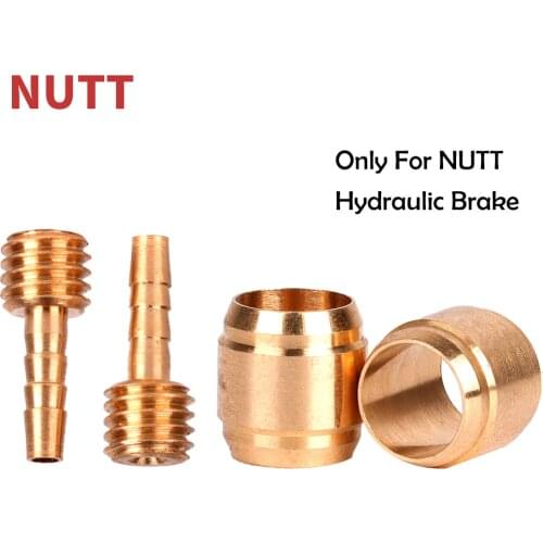 NUTT Hydraulic Brake Hose Connector Original Oil Needle + Olive Head Tube Insert Set For Scooter Mountain Bicycle A1 A2 A5-D