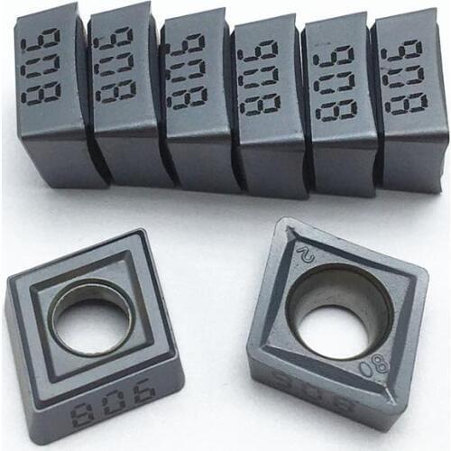 100PCS cemented carbide CCMT09T308 SM IC907 cylindrical turning tool CCMT09T308 SM IC908 cemented carbide blade turning milling