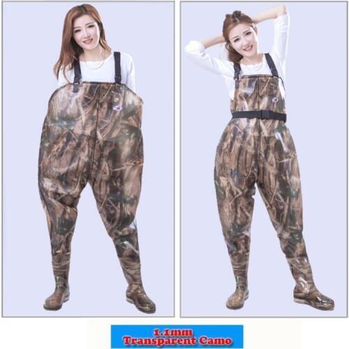 1.1mm Thickening Fishing Chest Waders Breathable Winter Pants Wading Boots Waterproof Wader for Fishing Fly neoprene bota pesca