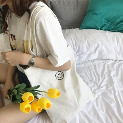 Youda Large Capacity Canvas Tote Shoulder Bags Fabric Cotton Cloth Reusable Shopping Bag for Women 2021 Beach Handbags Shopper