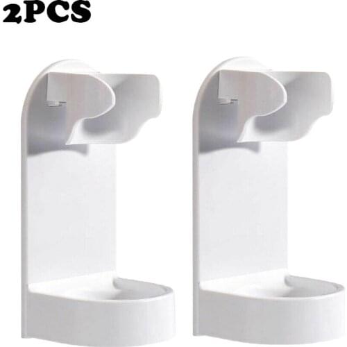 2pcs Creative Electric Toothbrush Holder Wall Mounted Traceless Toothbrush Stand Rack Organizer Save Space Bathroom Products