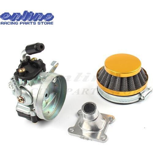 2 Stroke Racing 19mm Carburetor Carb & Air Filter for motorcycle 49cc 50cc 60cc 66cc 80cc 2 Stroke Gas Bike Engine