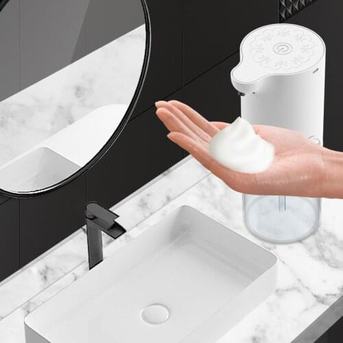 Automatic Soap Dispenser 350ml Shampoo Liquid Soap Dispenser Machine Contactless Smart Sensor Use In Bathroom Kitchen For Home