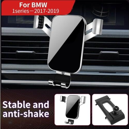 Car Mobile Phone Holder Mounts Stand GPS Special Gravity Navigation Bracket For BMW 1 Series F52 2017-2019 Car Accessories