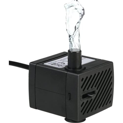 AC220-240V 150L/H 2W Submersible Water Pump for Aquarium Tabletop Fountains Pond Water Gardens & Hydroponic Systems