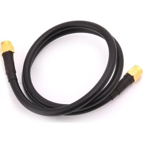 SMA Male To SMA Male RG58 Pigtail Cable 50cm Low-loss Antenna Cables L4MF