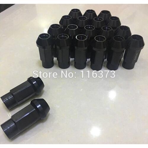 Light Weight 7075 Aluminum M12x1.5 Wheel rim lug nut For 2001-2009 Mazda Tribute extended length open end