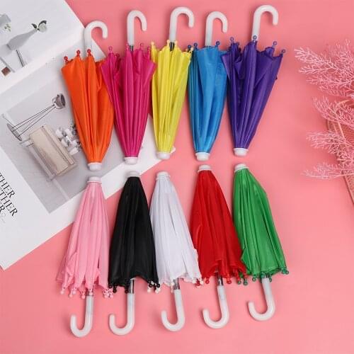 Cute Mini Umbrella Rain Gear Baby Doll Accessories Life Journey Doll Embellishment Toy Umbrella Birthday Gift For Children Girls