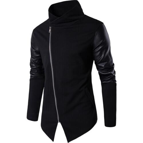 2020 mens Japanese and Korean fashion sweater men autumn casual new high neck cotton cardigan