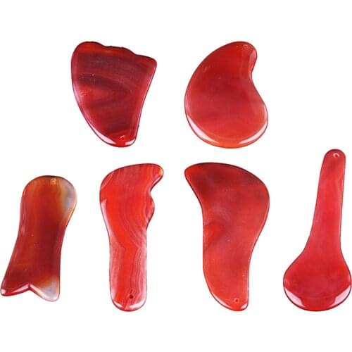 Natural Jade Roller Gua Sha Scraping Board Massage Tool Anti-aging Guasha Stone For Face Neck Skin Lifting Wrinkle Remover