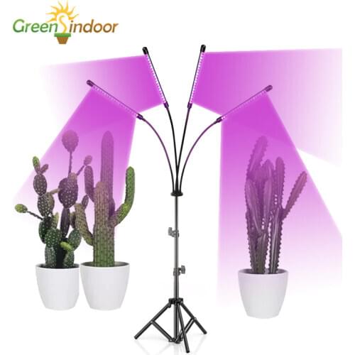 2020 Latest Greenhouse Grow Light For Indoor Plant Full Spectrum Flower Lamp Bar Floor Standing Growing Phytolamp USB With Timer