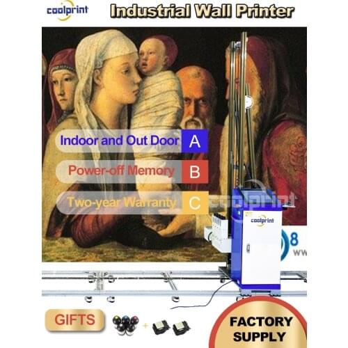 Portable Wall Printer Machine Home Business Direct to Wall UV Wall Printing Machine Inkjet Printer for Wal Mural Chinese Wallpen