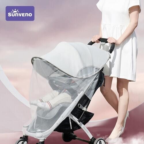 Sunveno Stroller Canopy & Mosquito Net Baby Stroller Sun Visor Carriage Sun Shade Canopy Cover for Prams Stroller Accessories