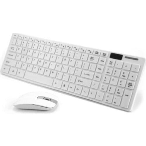 Slim Wireless Keyboard Mouse Wi-fi Set Smart Tv Android Tv
