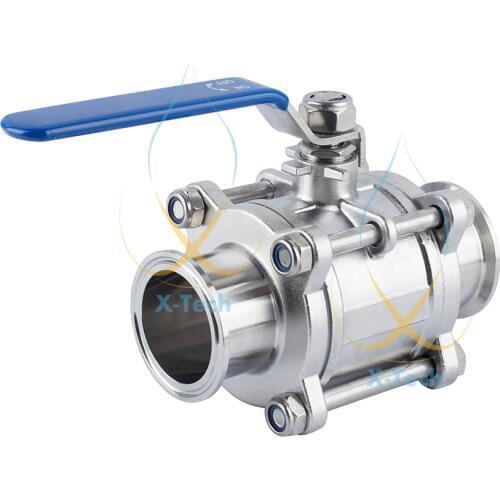 Tri-clamp Ball Valve 1"(25mm) OD50.5mm Sanitary steel 304