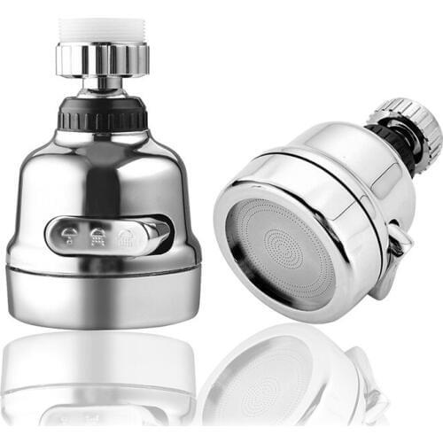 360 Degree Rotatable Spray Durable Faucet Filter Nozzle 3 Modes KitchenTap Nozzle torneiras Tap filter faucet With Connecter