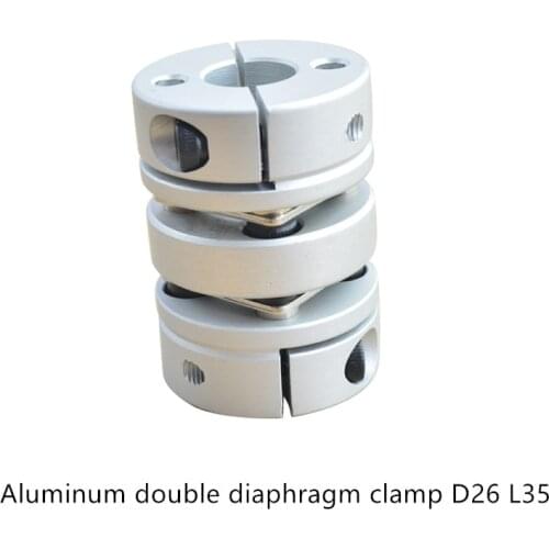 Laser engraving machine Double Diaphragm Shaft Coupling Disc Electric Coupler D26mm L35mm Screw Rod Stepper Servo Motor Encoder