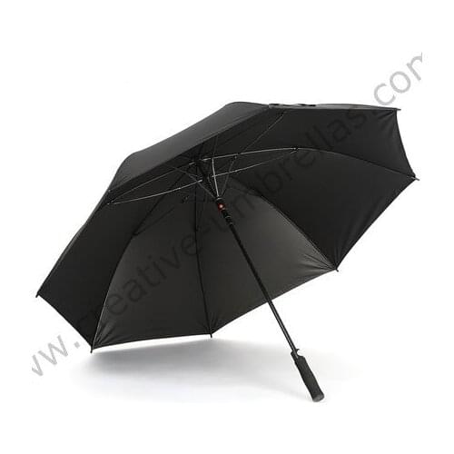 135cm 3-4 persons Anti-UV 5 times black coating Taiwan Formosa parasol auto open windproof fiberglass outdoor golf umbrella