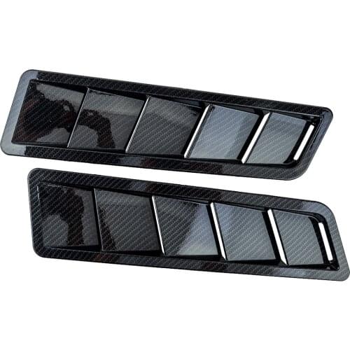 2pcs Bonnet Louver Air Vent Hood Panel Trim Car Fit for Ford Focus RS ST MK2 2004 2005 2006 2007 2008 2009 2010 2011 2012-2015