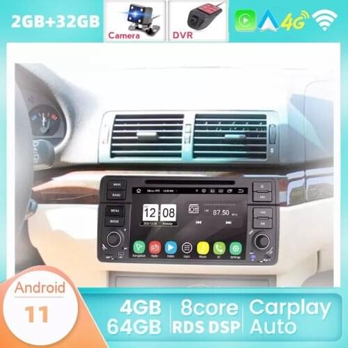 Car GPS Player Stereo For BMW 3 Series E46 Multimedia M3 318/320/325/330/335 1998 1999 2000 2001 2002 2003 2004 2005 Navigation