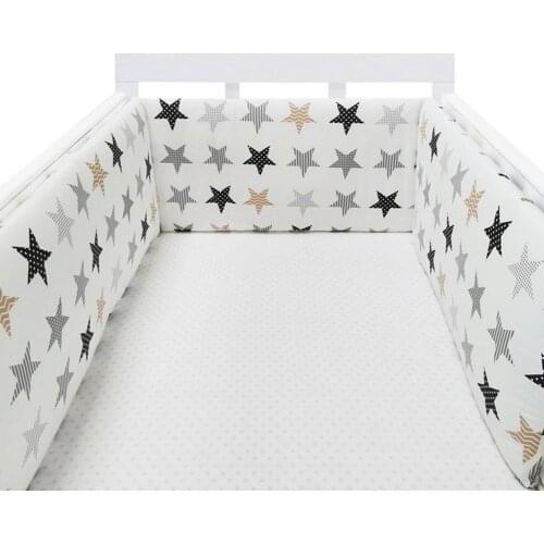 Newborn Bed Bumper Baby Bed Thicken Bumper Crib Around Cushion Cot Protector Pillows Baby Room Decor Infant Anti-collision Fence
