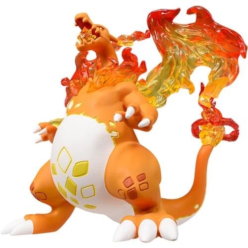 TAKARA TOMY Pokemon Sword Shield Anime Figures Large Joints Movable Charizard Action Figure Collections Model Toys Kids Gifts