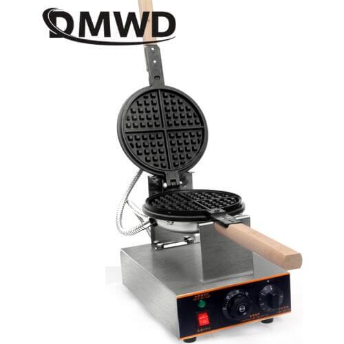 DMWD 220V/110V Commercial Electric Eggettes Puff Egg Waffle Iron Maker Crepe Oven Lattice Cake Breakfast Machine Muffin Toaster