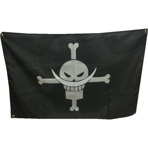 60cmx90cm High Quality Edward Newgate Flag Jolly Roger Pirate Flag Home Decor Polyester Banner 2x3 FT