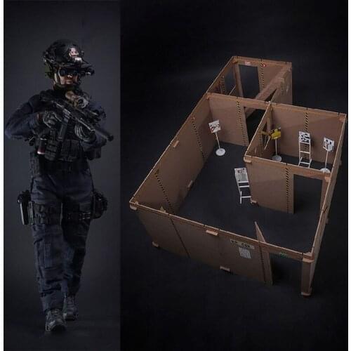 1/6 mini times toys SWAT Male Soldier Figure with Shoot House Model M024 12'' Action Doll for Fans Gift