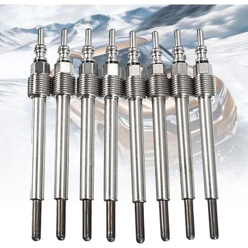 JXLCLYL 8pcs Motorcraft Glow Plug Set For 04-07 Ford 6.0L Powerstroke F250 F350