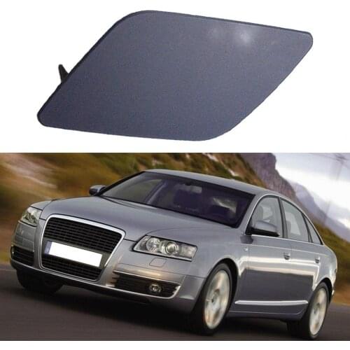 Headlight Washer Cover Left Driver Side Waterproof Plastic 4F0955275 Front Left Bumper Headlamp Washer Cap for Audi A6L C6 05-08
