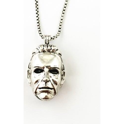 Michael Myers Sam Doll Annabelle Jason Voorhees Trick or Treat Freddy Krueger Horror Necklace Man Girl Halloween Gifts