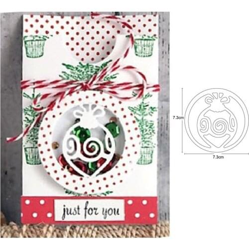 Metal cutting dies cut die mold Christmas Ornaments Frame Decoration Scrapbook paper craft knife mould blade punch stencils dies