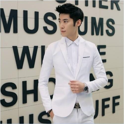 Mens Casual Blazer Coat Formal Single Button Suit Jacket Tops Solid Color Classic Male Business Blazer Top Autumn Jacket Coat