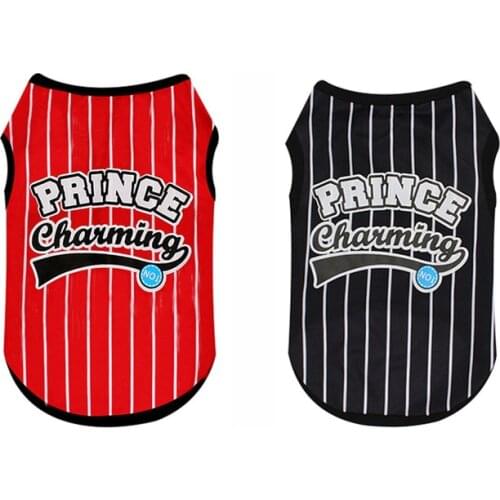 Dog Clothes Mesh Vest Vertical Stripes World Cup Large And Medium-Sized Dog Football Basketball Pet Pet Clothing Supplies