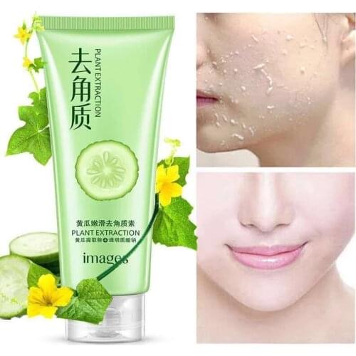 IMAGES Facial Exfoliating Peeling Lotion Scrub Deep Clean Acne exfoliating pore cleanser scrub wash facial clean 120g