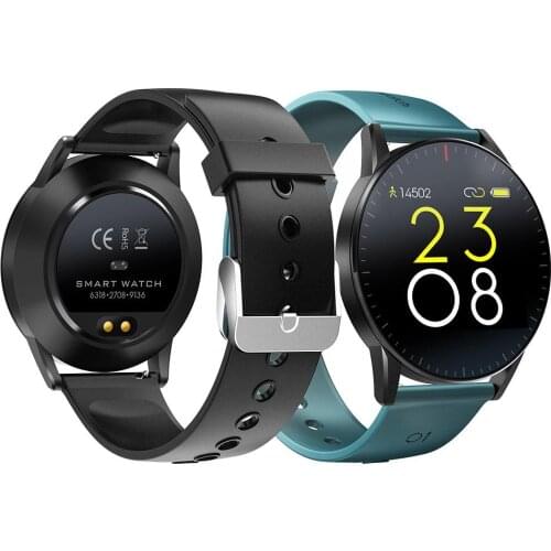 QS09 1.3inch Color Screen Full Touch Heart Rate Sleep Blood Pressure Monitor Waterproof Pedometer Smart Bracelet Great Gifts