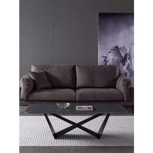 Luxury Italian Minimalist Sitting Room Coffee Sintered Stone Table Living Room Coffee table