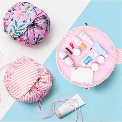 South Korea flush cosmetics storage box travel magic small fresh storage bag creative color rope cosmetics jewelry storage box
