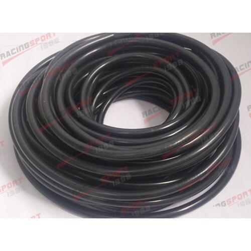 3mm (1/8") Silicone Vacuum Hose Black Pipe "Sold By Foot" High Performance