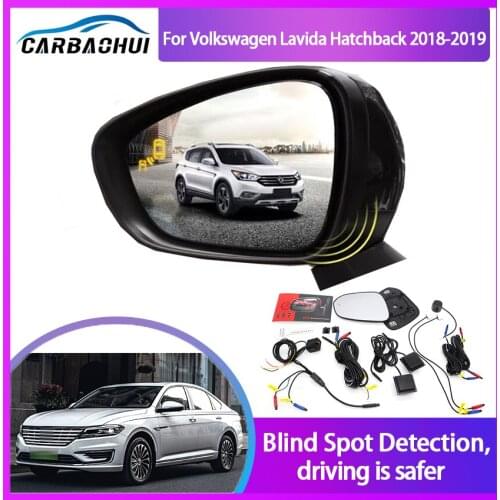 Car Blind Spot Monitoring for Volkswagen Lavida Hatchback 2018-2019 BSM Detection System Microwave Assistant Driving Security
