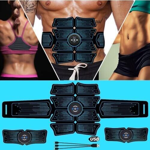 Muscle Abdominal Trainer Electric Press Stimulator Slimming Fitness EMS Exercise Machine Home Gym Fitness Equipment Gym Tools