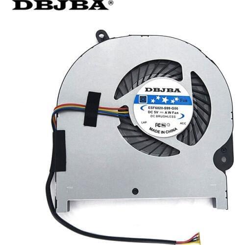 CPU Cooling Fan for Toshiba Satellite Radius P55W-C P55W-C5314 P55W-C5208X P55W-C5200 series DFS531105MC0T (4 Pin 4-wire)
