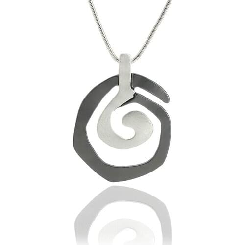 ELOHYI Long Punk Big G Necklace Double Plated Vintage Statement Geometric Pendants Women Fashion Jewelry Mujer Kolye Jewelry